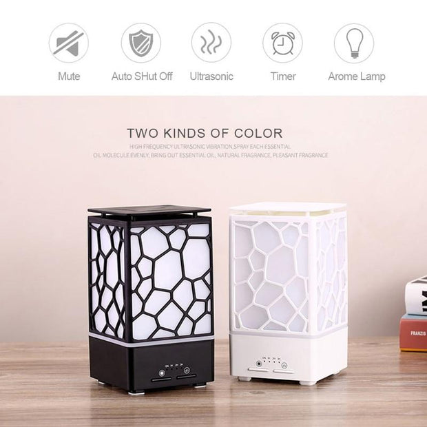 Air Humidifier LED Light Aroma Essential Oil Diffuser - DGVK