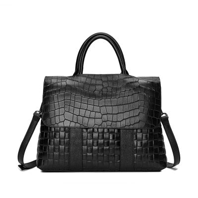 Alligator Print Leather Handbags - 5 Colors