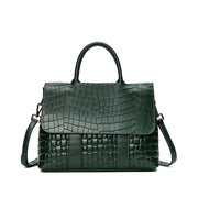Alligator Print Leather Handbags - 5 Colors